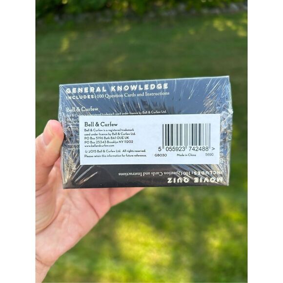 🌼5for$25🌼 Bell & Curfew Film Fanatic Movie Quiz/General Knowledge Quiz Pack - Picture 3 of 3